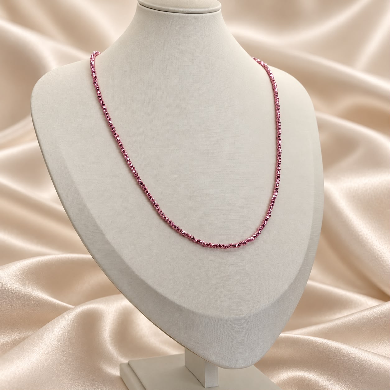 Colar Esfera Pink