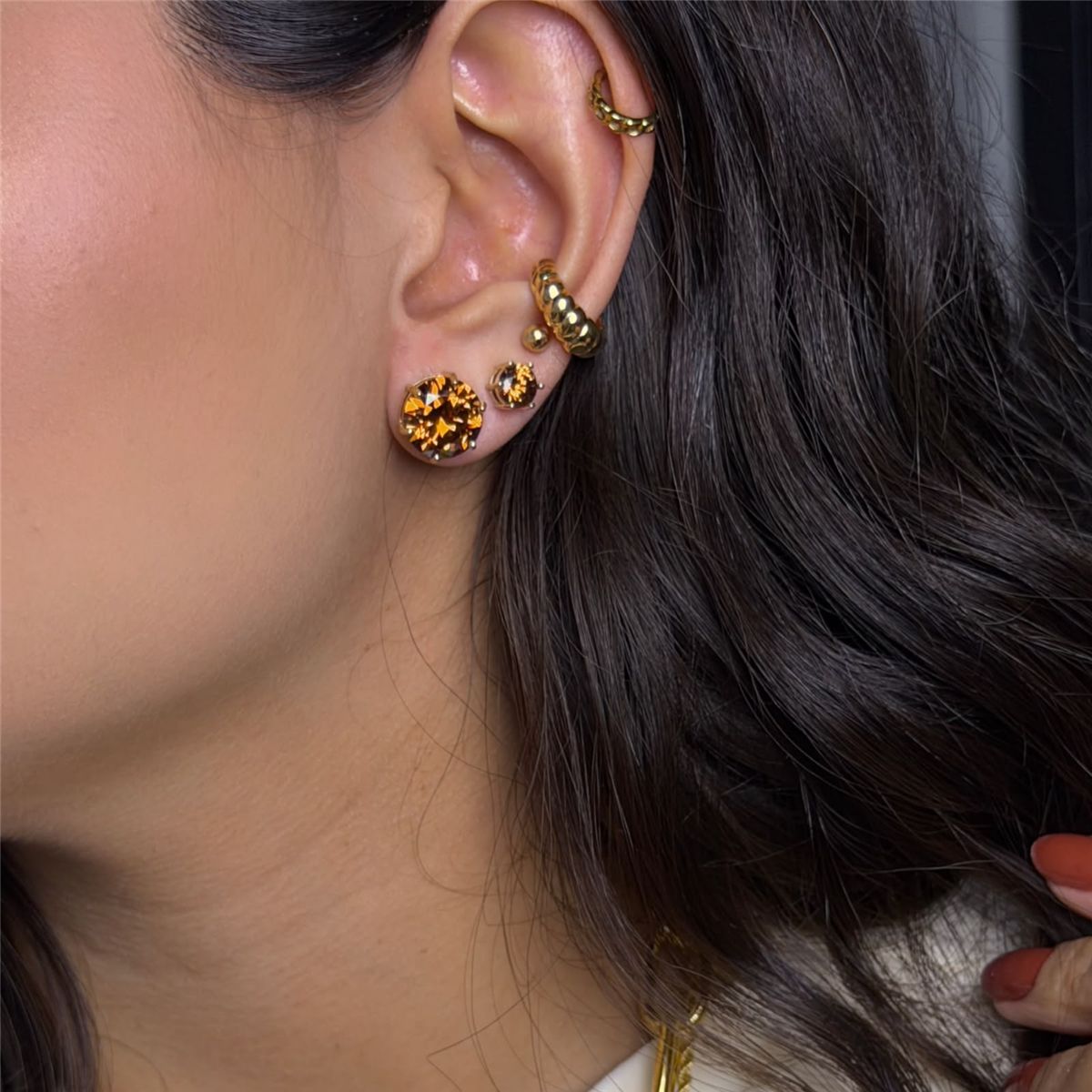 Piercing Fake Duna Pequeno Dourado