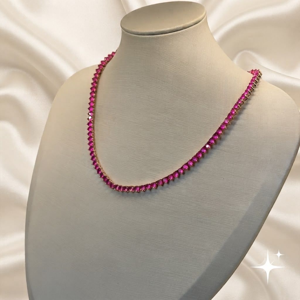 Colar Riviera Lara Pink
